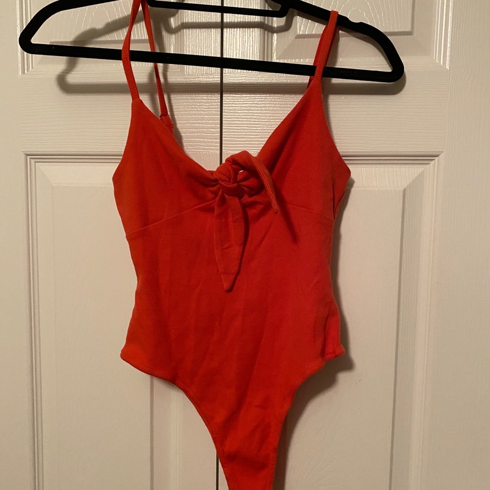 Red/orange bodysuit